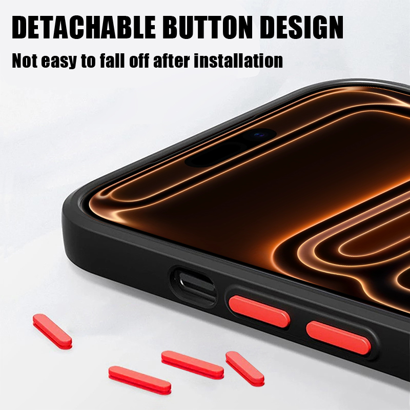 Magnetische telefoonhoes met h - Matte Hard Pc Back Case recensie en prijs