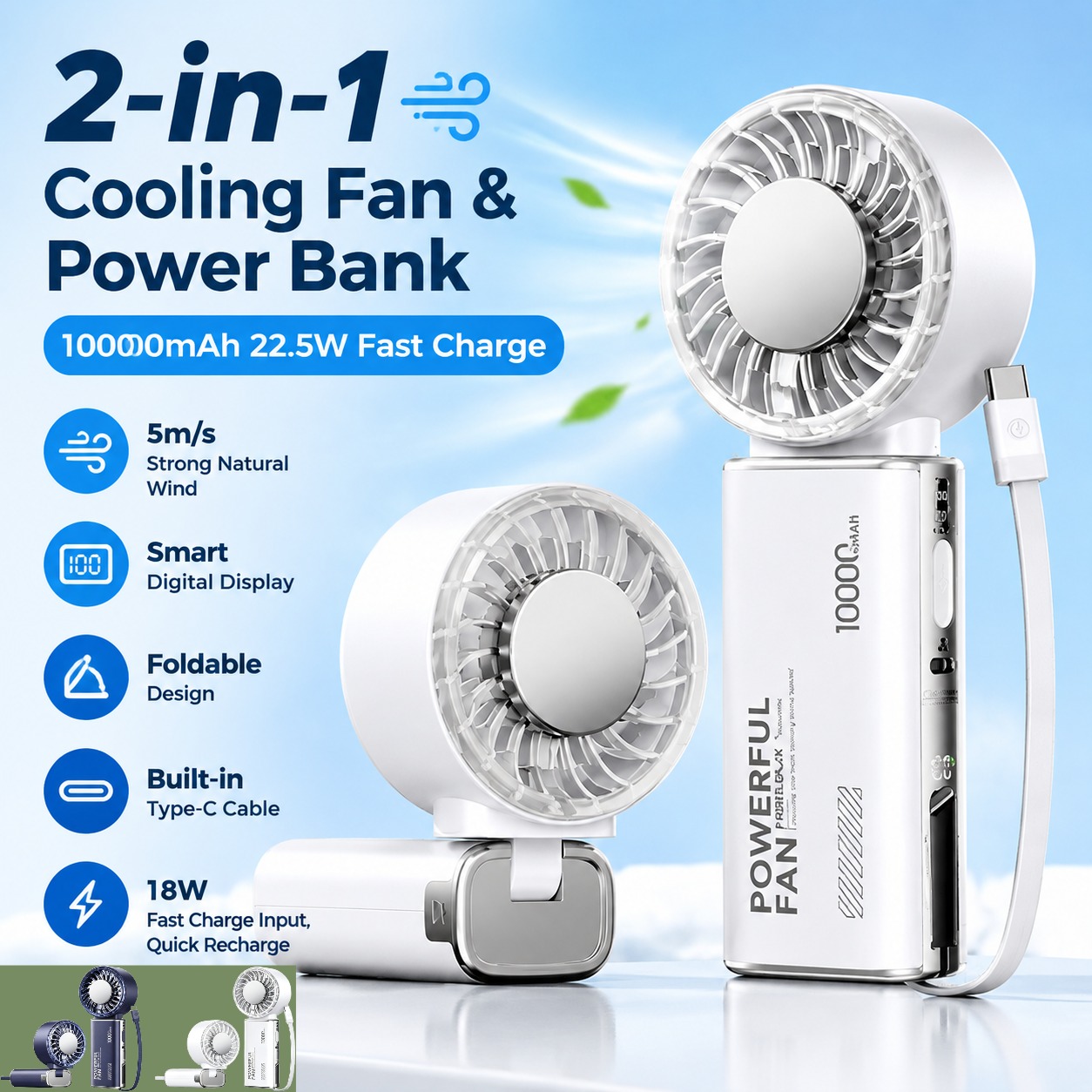 REMAX Handventilator met Power - Power Banks recensie en prijs