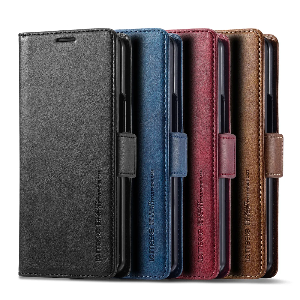 Lederen portemonnee telefoonho - Leather Wallet Card Holder Phone Cover recensie en prijs