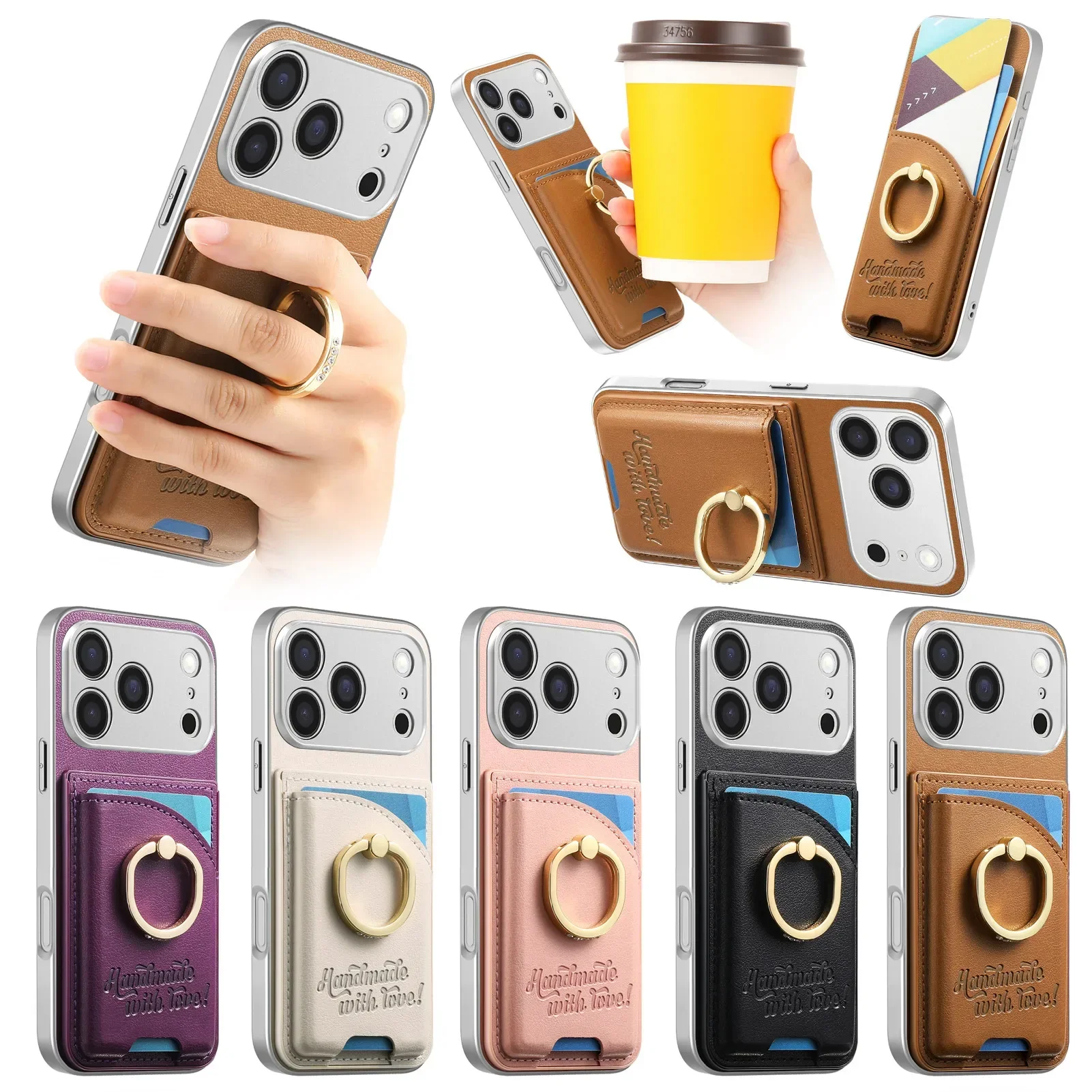 Portemonneehoes voor iPhone 18 - Leather Wallet Card Holder Phone Cover recensie en prijs