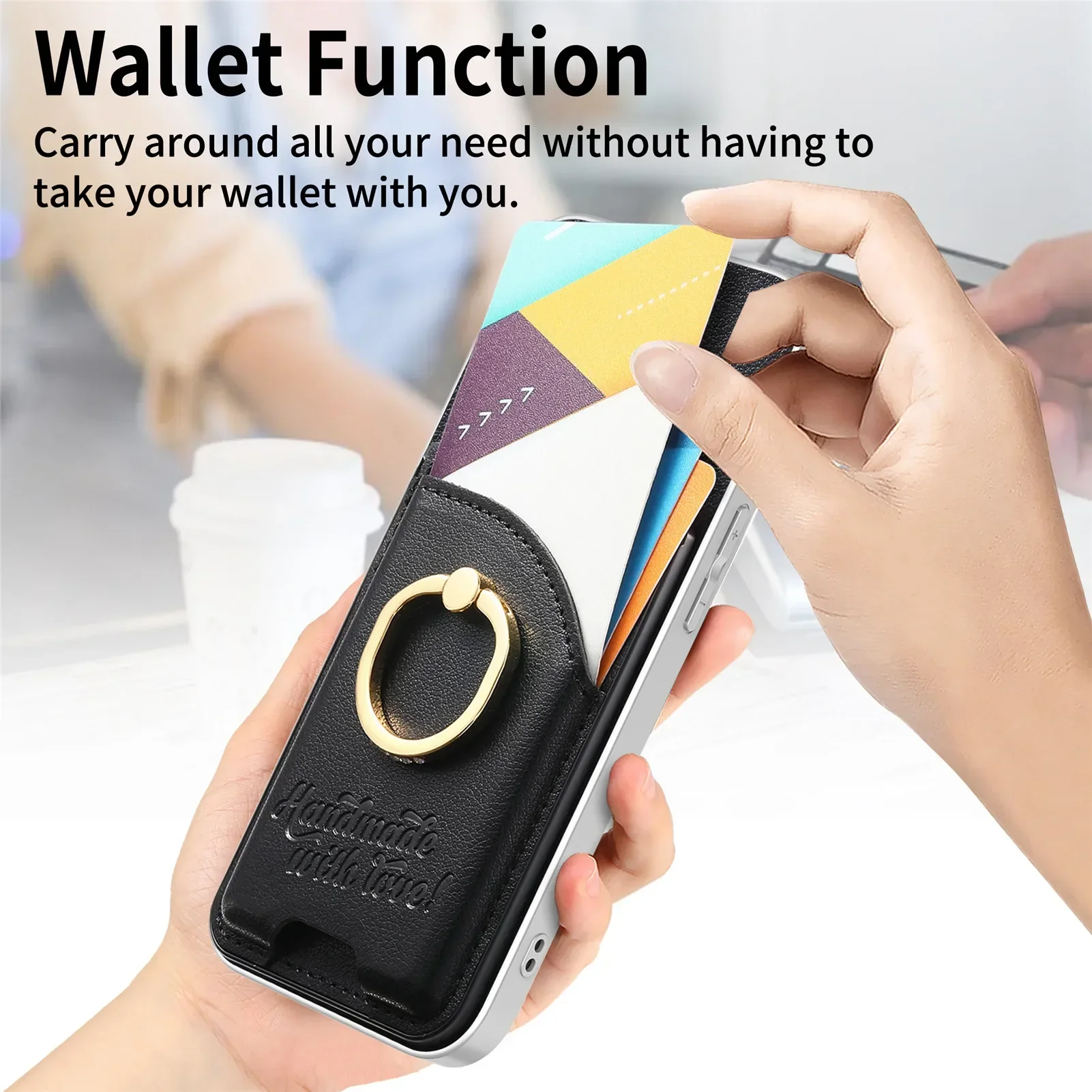 Portemonneehoes voor iPhone 18 - Leather Wallet Card Holder Phone Cover recensie en prijs