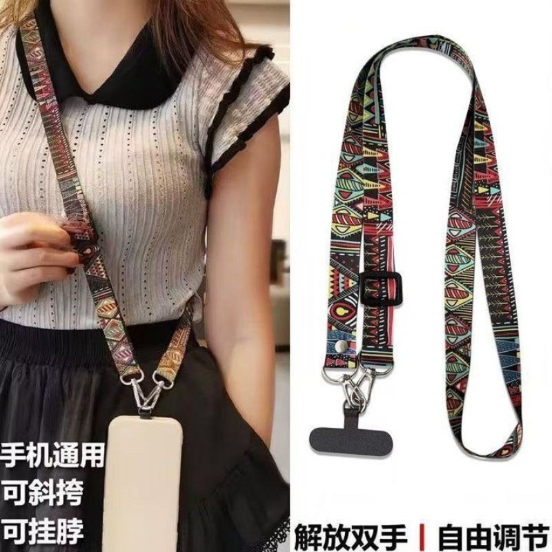 Leuke telefoonband in etnische - Crossbody Lanyard Neck Strap Case recensie en prijs